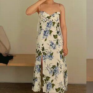 NEW Reformation Juliette Midi Dress Sz2 Riviera Floral